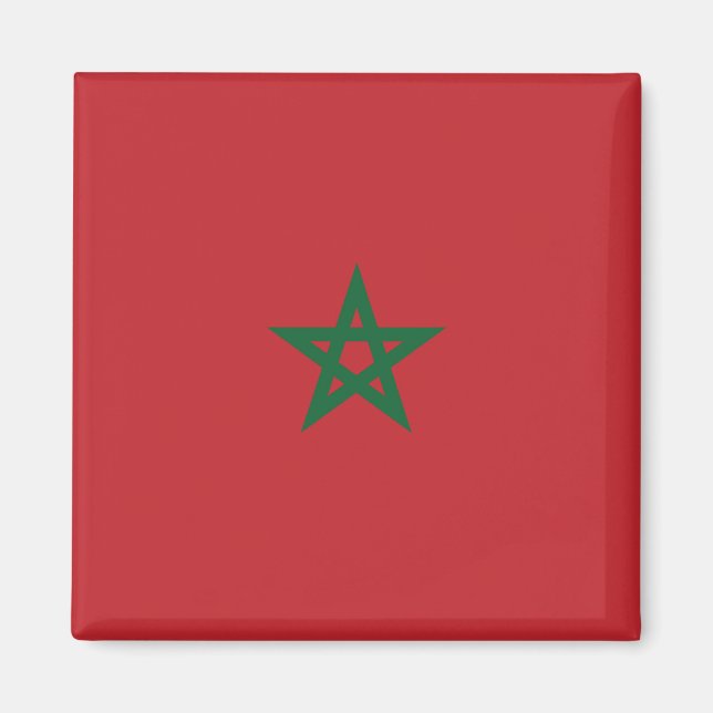 Drapeau Maroc Magnet (Framsidan)