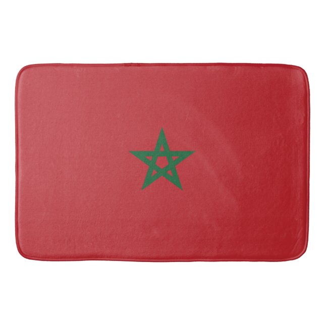 Drapeau Maroc Tapis de bain Badrumsmatta (Framsidan)