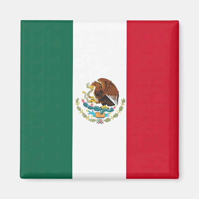 Drapeau Mexique Tricolore Magnet (Framsidan)