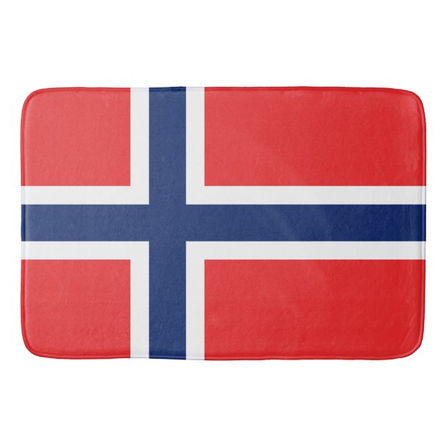 Drapeau Norvège Badrumsmatta (Framsidan)