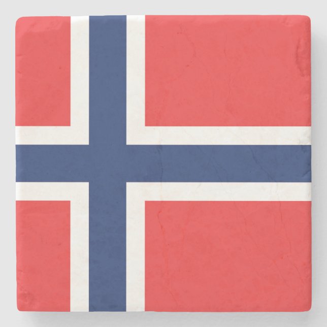 Drapeau Norvège Stenunderlägg (Framsidan)