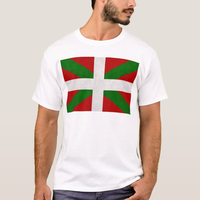 Drapeau Pays Basque Euskadi Tee Shirt (Framsida)