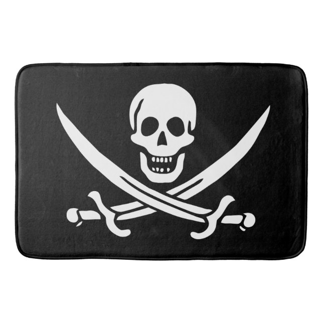 Drapeau Pirate Jolly Roger Badrumsmatta (Framsidan)