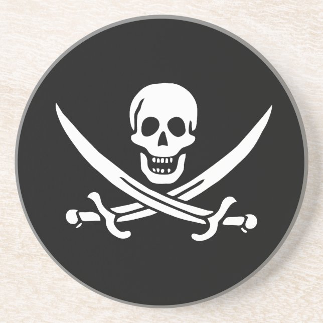 Drapeau Pirate Jolly Roger Underlägg (Framsidan)