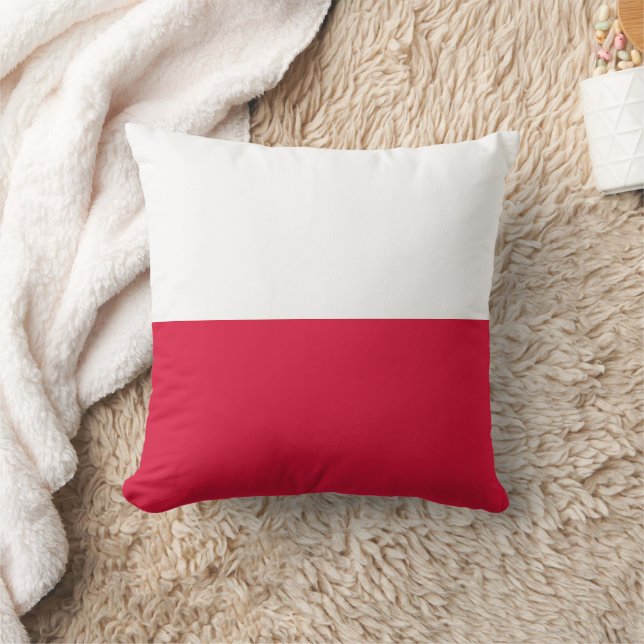 Drapeau Pologne Kudde (Filt)