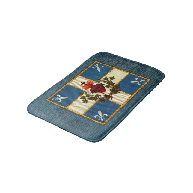 Drapeau Québec antika Carillon Sacré-Cœur Badrumsmatta (Vinklad)