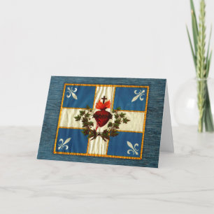 Drapeau Québec antika Carillon Sacré-Cœur Kort