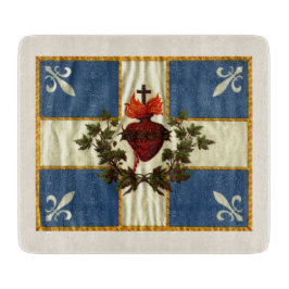 Drapeau Québec antique Carillon Sacré-Cœur