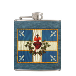 Drapeau Québec antique Carillon Sacré-Cœur Fickplunta