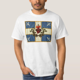 Drapeau Québec antique Carillon Sacré-Cœur T Shirt