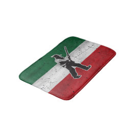 Drapeau Québec et Patriote Henri Julien érodé Badrumsmatta