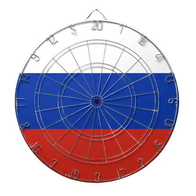 Drapeau Russie tricolore Darttavla (Framsidan)
