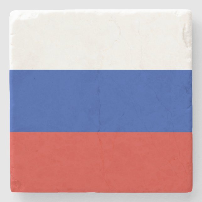 Drapeau Russie tricolore Stenunderlägg (Framsidan)