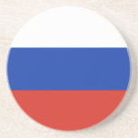 Drapeau Russie tricolore Underlägg<br><div class="desc">Le drapeau de la Russie est composé de trois bandes horizontales: blanche,  bleue et rouge.</div>