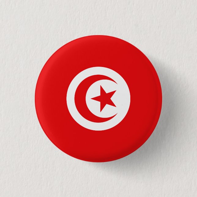 Drapeau Tunisie Knapp (Framsida)