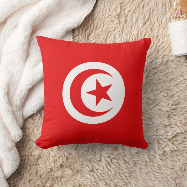 Drapeau Tunisie Kudde (Filt)
