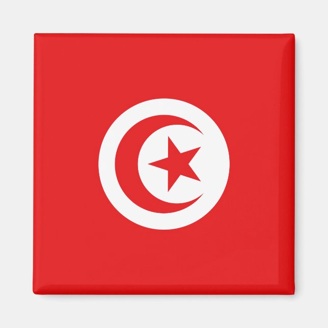 Drapeau Tunisie Magnet (Framsidan)