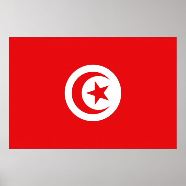 Drapeau Tunisie Poster (Framsidan)