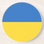 Drapeau Ukraine Underlägg<br><div class="desc">Drapeau de l'Ukraine: Les couleurs sont associées au paysage ukrainien,  les bandes horizontales bleue et jaune symbolisent le ciel bleu sur les champs de blé.</div>