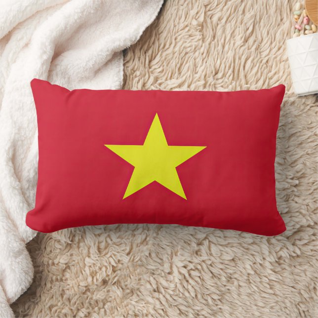 Drapeau Vietnam Lumbarkudde (Filt)