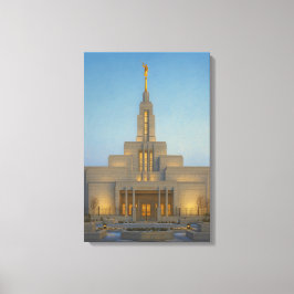 Draper Utah Tempel Målning™ LDS Väggkonst Canvas