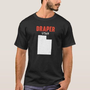 Draper Utah USA State America Travel Utahan T Shirt