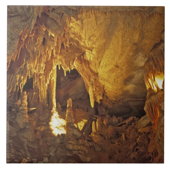 Draperirum, Mammoth Cave National Park, Kakelplatta (Framsidan)