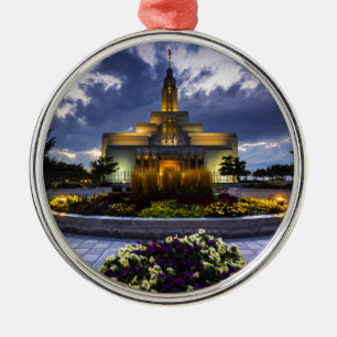 DraperMormonLds tempel - Utah Julgransprydnad Metall