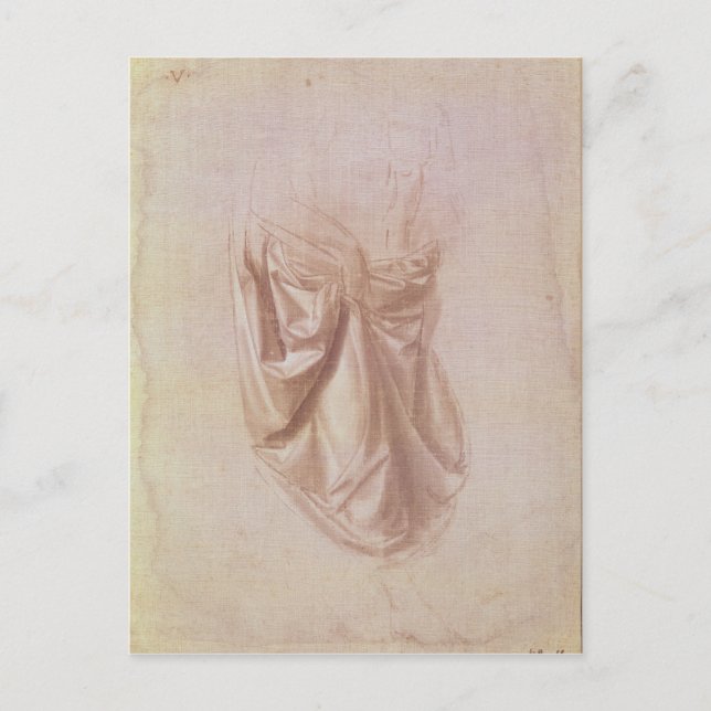 Drapery-studie Vykort (Framsida)