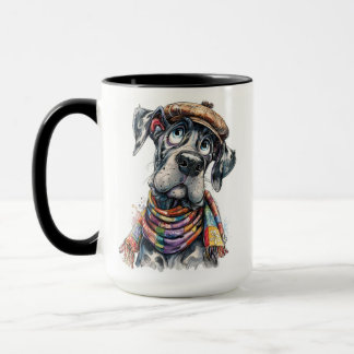 Dråplig hund mugg