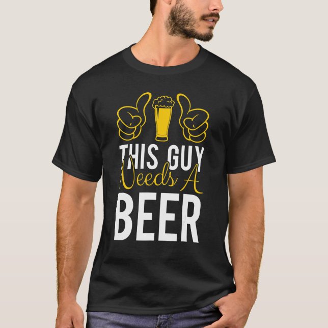 Draught Bottle Or Craft Beer Me Funny Beer Drinkin T Shirt (Framsida)