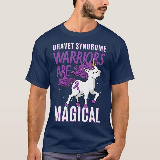 Dravet Syndrome Warrior SMEI Childority Epilepsy T Shirt (Framsida)