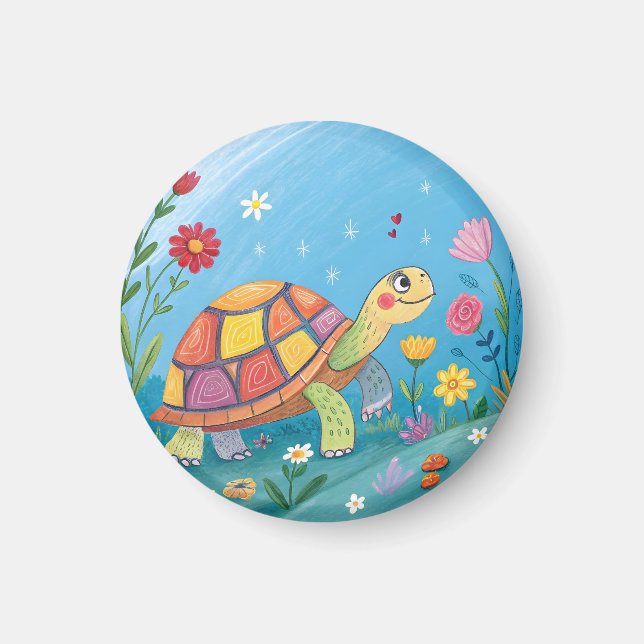 Drawing Baby Turtle Magnet (Framsidan)