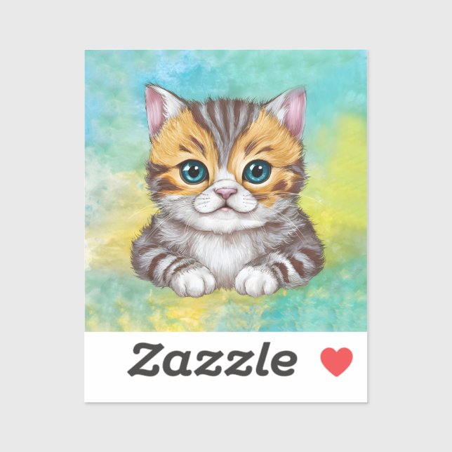 Drawing Cat Klistermärken (Ark)