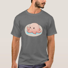 Drawing of a pink Baby Octopus T Shirt