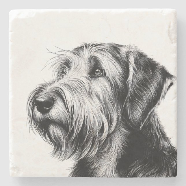 Drawing Otterhound Stenunderlägg (Framsidan)