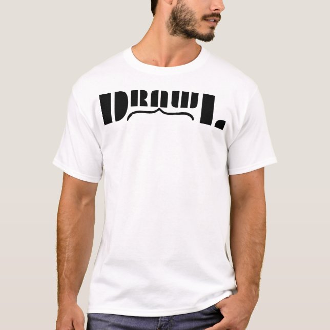 Drawl OG Vit T-Shirt (Framsida)