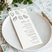 Drawn Champagne Oysters Låt oss Eat White Bröllop