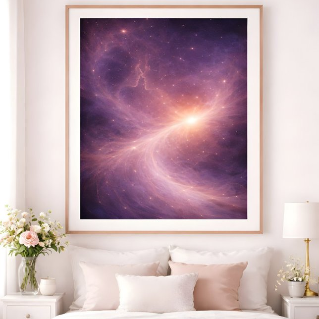 Drawn Together – Dreamy Celestial Love Art Poster (Skapare uppladdad)