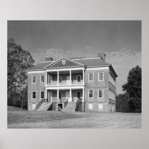 Drayton Hall koloni, Charleston SC-affisch Poster