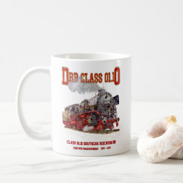 DRB Klass 01.10 Ånglok. Deutsche Reichsbahn Kaffemugg