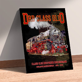 DRB Klass 01.10 Ånglok. Deutsche Reichsbahn Poster
