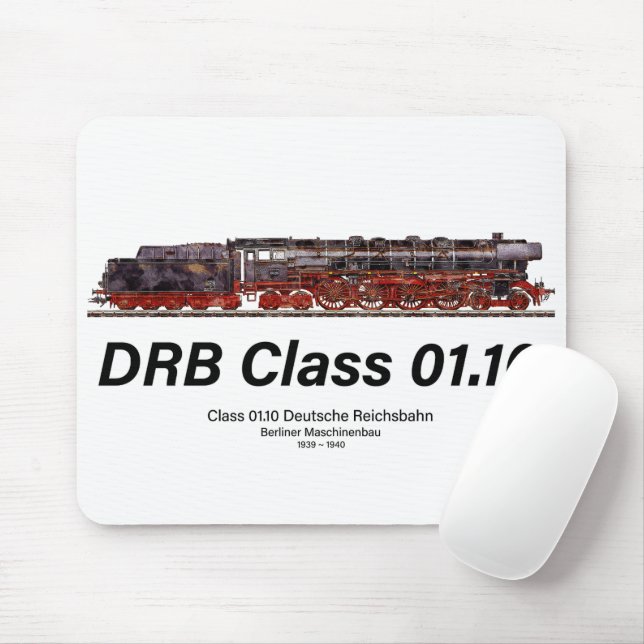 DRB Klass 01.10 Deutsche Reichsbahn Ånglok Musmatta (Med mus)