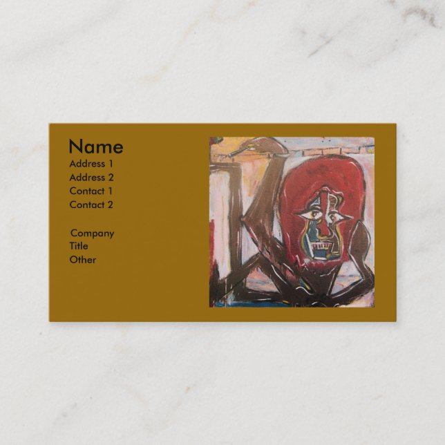 DREAD CHILL FACTOR VISITKORT (Framsida)