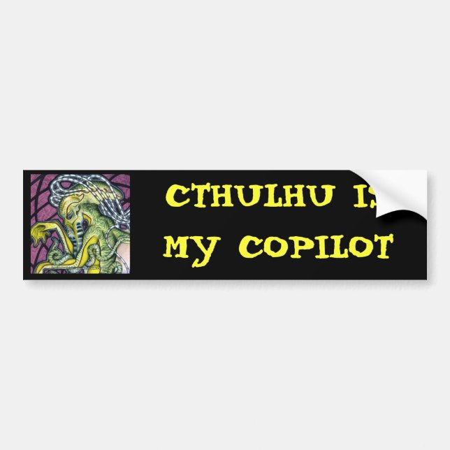 Dread Cthulhu Bumper Sticker Bildekal (Framsidan)