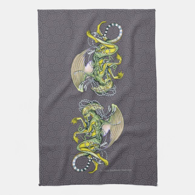 Dread Cthulhu Kitchen Towels Stil 2 Kökshandduk (Vertikal)