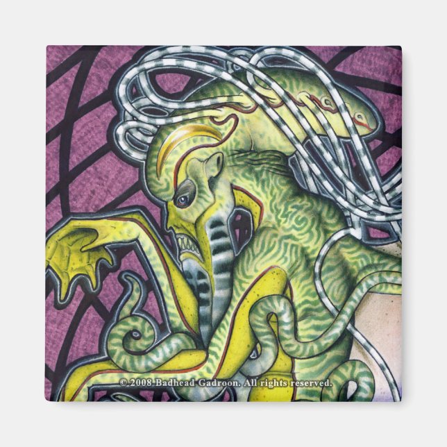 Dread Cthulhu Square Magnet (Framsidan)