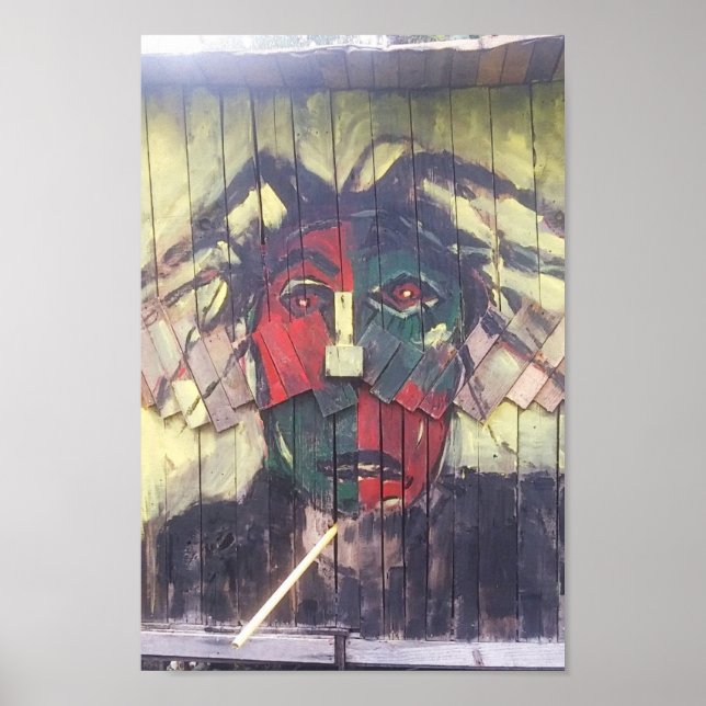 DREAD MED ÖVERFLÖDESVÄRDE POSTER (Framsidan)