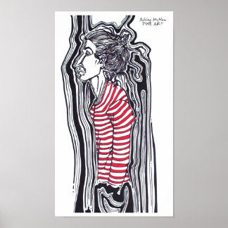 Dread stripe-skjorta poster