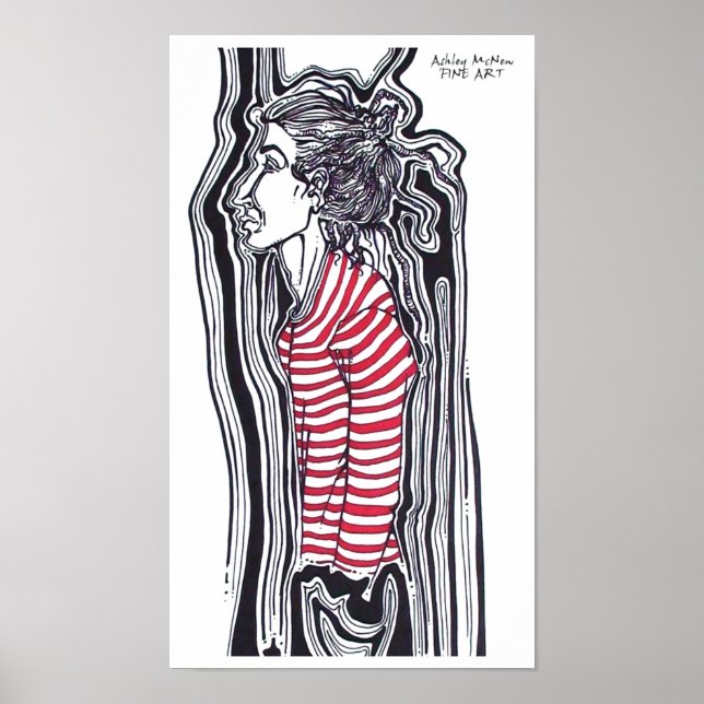 Dread stripe-skjorta poster (Framsidan)